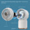 USB waterkoeling ventilator met display, stille kantoor ventilator 4