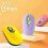 (Pink) Silent Portable Wireless Bluetooth Mouse 4-Button for Laptop Tablet Notebook Office Use 2