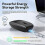 (Gray, A) Wireless Bluetooth Mini Mouse Rechargeable Card Reader for Tablet Notebook Office Travel A 5