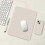 (pink, 21X25cm) 2025 Waterproof Leather Anti-Slip Solid Color Mouse Pad 3