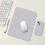 (pink, 21X25cm) 2025 Waterproof Leather Anti-Slip Solid Color Mouse Pad 4