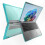 (Light Blue) Shockproof Dual-Layer TPU+PC Case for 14-inch Convertible Laptop SYCHTV 2