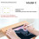 (C) Adjustable Bamboo Stand Multi-Angle Foldable for Drawing Compatible 11inch 12.9inch 2