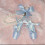 (Blue) Adjustable Lanyard for Phone Camera Small Gadgets Blue Ballet Pearl Decor 5