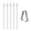 (LightBlue) Stylet à pression pour Samsung Galaxy Tab S10/S9 (5 embouts, sans logo) 4