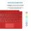 (Black) Tastiera Bluetooth sottile e rimovibile con trackpad per Microsoft Surface Pro 7+ 4