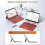 (Black) Tastiera Bluetooth sottile e rimovibile con trackpad per Microsoft Surface Pro 7+ 3