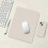 (lake blue, 21X25cm) 2025 Waterproof Leather Anti-Slip Solid Color Mouse Pad 3