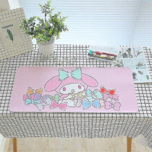 (12) Tappetino per mouse in PVC impermeabile, antimacchia e antiscivolo con motivo Sanrio Mymelody Kuromi Cinnamoroll.