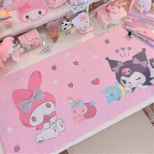 (29) Tappetino per mouse in PVC impermeabile, antimacchia e antiscivolo con motivo Sanrio Mymelody Kuromi Cinnamoroll.