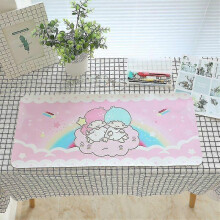 (16) Tappetino per mouse in PVC impermeabile, antimacchia e antiscivolo con motivo Sanrio Mymelody Kuromi Cinnamoroll.