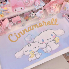 (32) Tappetino per mouse in PVC impermeabile, antimacchia e antiscivolo con motivo Sanrio Mymelody Kuromi Cinnamoroll.