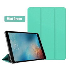 (Mint Green, iPad Pro 9.7) Étui en cuir PU pour iPad Pro 9,7 pouces avec support et mise en veille automatique (compatible A1673 et A1674, 2016)