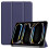 (Multicolor, Blue) For iPad Pro 11 (2024) PC+PU Auto Wake Sleep Case with Tri-fold Stand - Red 1