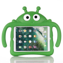 (Green) Kid Ladybug Case for iPad Pro 9.7 2016 Kickstand Heavy Duty Shockproof Cover