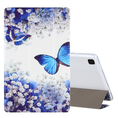 (Blue Butterflies) Til Samsung Galaxy Tab A7 10.4 (2020) Lærdeksel 2