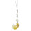 (Yellow) Artistic Goldfish Chain Pendant Multi Acrylic Craft Accessory for Electronics Purses Blue 1