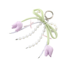 (1) Floral Beaded Phone Lanyard For Daily & Event Phone Case Decoration 1