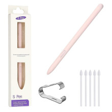 (Pink) Samsung Galaxy Tab S10/S9-serien trykkfølsom styluspenn med 5 tupper uten logo