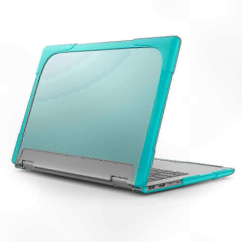 (Light Blue) Shockproof Dual-Layer TPU+PC Case for 14-inch Convertible Laptop SYCHTV