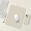 (Light green, 21X25cm) 2025 Waterproof Leather Anti-Slip Solid Color Mouse Pad 1
