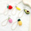 (Pineapple) Multicolor Handmade Crocheted Phone Charm Strap Key Chain Anti-Drop for Electronics Bag 2
