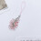 (Red) Ciondolo per cellulare con mughetto blu, idea regalo per donne e ragazze 5