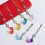 (Green) Artistic Goldfish Chain Pendant Multi Acrylic Craft Accessory for Electronics Purses Blue 5