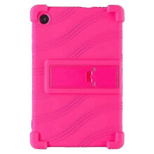 (Pink) TCL Tab 8 4G nettbrettdeksel med justerbart stativ, fallsikkert silikonbeskyttelsesdeksel