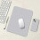 (Light green, 21X25cm) 2025 Waterproof Leather Anti-Slip Solid Color Mouse Pad 5