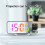 Led Digital Projection Clock Mirror 180Rotation Large Screen Date  Temperature Electronic Alarm Clock for Bedroom-A 7