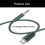(green grass) USB C to 3.5mm Headphone Adapter Cable High Performance Audio Black 3