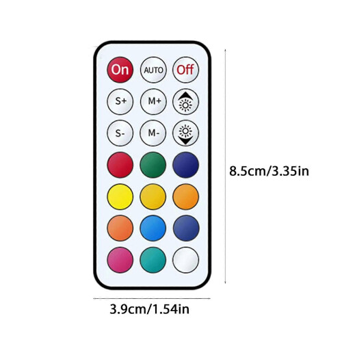 (White) Remote Controlled 15Pin ARGB Lighting Controller 5V 3Pin DIY PC Black