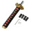 Universal for JDM Samurai Sword Shift Knob 200mm Samurai Knife Shift Knob with Adapter Black 2