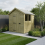 6 x 7 Apex Shed Tanalised (Single Door, With Windows) 1