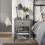 IKEA GULLABERG Bedside Table Grey 53x43x69cm 1