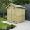 6 x 8 Apex Shed Tanalised (Double Door, No Windows) 1