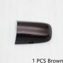 (Front Left 1pcs, Brown) Pokrywa otworu klucza klamki zewnętrznej drzwi, Kompatybilny z Volvo XC60 2015-2017 S60 S60L V60 V40, numer OEM 31349578