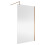 Balterley Balterley Wetroom Screen with Support Bar, 1200mm, Brushed Bronze 1