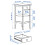 IKEA GULLABERG 1-Door Bedside Table  38x40x75cm 6