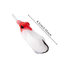(Red head) Realistic Frog Lure for Fresh & Saltwater Fishing