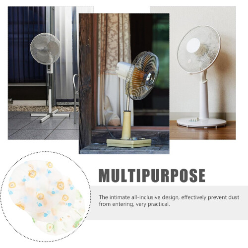 3 buc. huse pentru ventilator de podea cu design complet, material Peva, ușor de întreținut 2