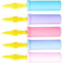 5 buc pompe de baloane din plastic, umflator manual cu aer pentru baloane și accesorii de petrecere
