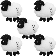 buc DIY lână pâslă oaie farmece mici lână miel pâslă ornamente pentru artizanat lucrat manual breloc consumabile potrivite