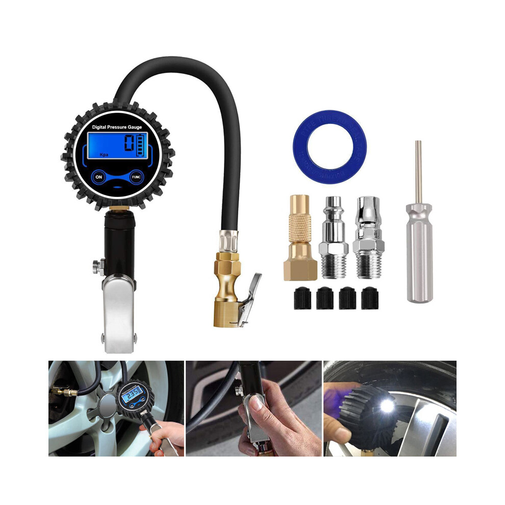 Digital Tire Inflator 200 Psi W/ Gauge 6032318997080