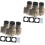 Conector electrovalvă cu 6 dințe, indicator LED pentru bobine electrice fiabile, potrivite 8