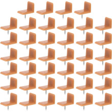 40 buc glisiere pentru sertare din plastic în formă de L, cu material ABS din fier, stil simplu și generos