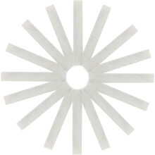 21 buc creioane din steatit alb natural, markere plate cu cretă, 68 x 8 x 4,2 mm
