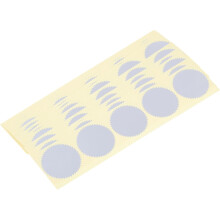 100 buc autocolante decorative în relief, argintii, 5 cm, în formă de roată de angrenaj, sigilii, etichete autocolante
