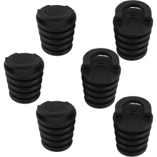 6 dopuri de scurgere pentru caiac, dopuri de scurgere din cauciuc cu inel de tragere 3,8 4 cm